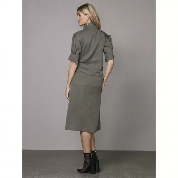 NÜ Ymke 1 omslagskjole. Oliven