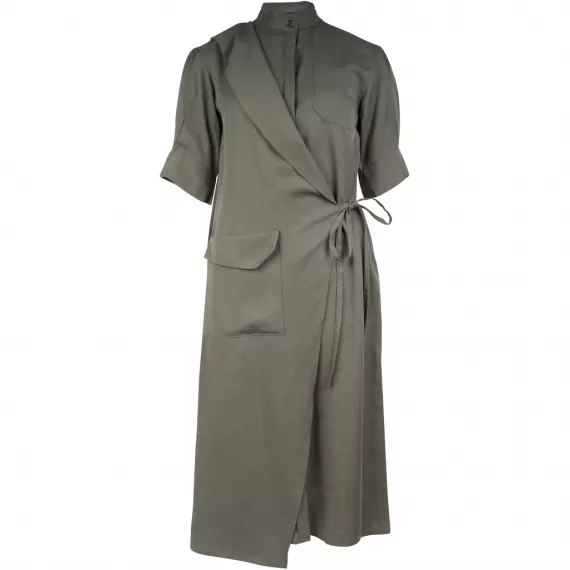 NÜ Ymke 1 omslagskjole. Oliven