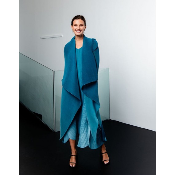 Alquema. Collare coat. Foggy Lavender
