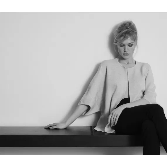 Sibin Linnebjerg. Evi cardigan. Light sand
