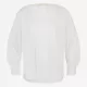 Jane Lushka.Sally mix cotton top. White