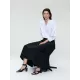 Jane Lushka.Sally mix cotton top. White