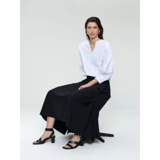 Jane Lushka.Sally mix cotton top. White