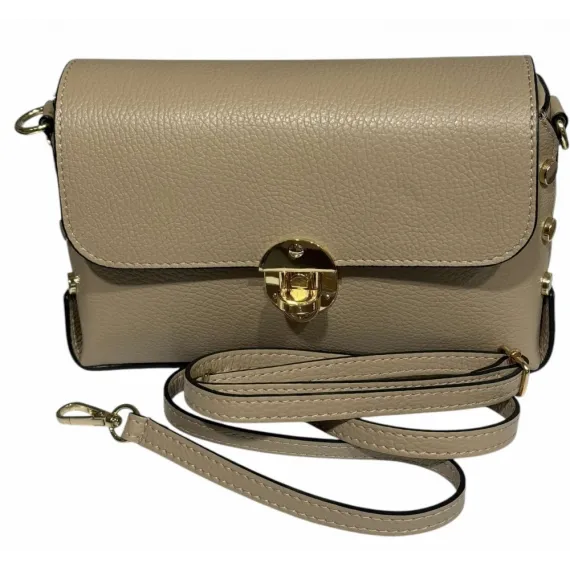 Bibba. Liten skinnveske. Beige
