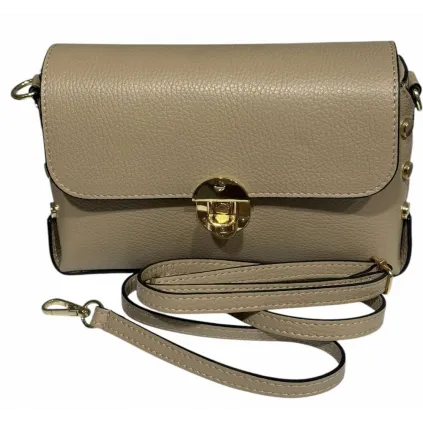Bibba. Liten skinnveske. Beige