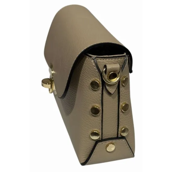 Bibba. Liten skinnveske. Beige