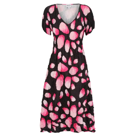 Alquema. Smash Dress. Indigo petals