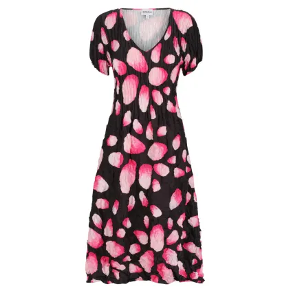 Alquema. Smash Dress. Indigo petals