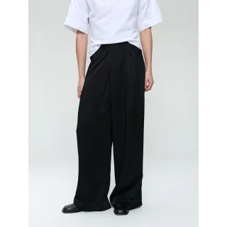 Jane Lushka. Letty viskose-pants. Blank-sort