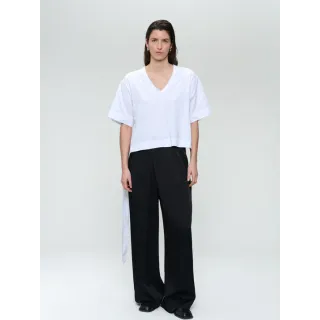 Jane Lushka. Letty viskose-pants. Blank-sort