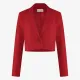 Jane Lushka. Estele structure blazer. Rød