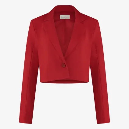 Jane Lushka. Estele structure blazer. Rød