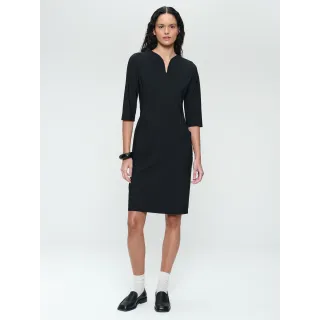 Jane Lushka. Martinas stretch technical jersey dress. Svart