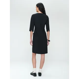 Jane Lushka. Martinas stretch technical jersey dress. Svart