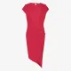 Jane Lushka.Luxor studio dress technical jersey. Red
