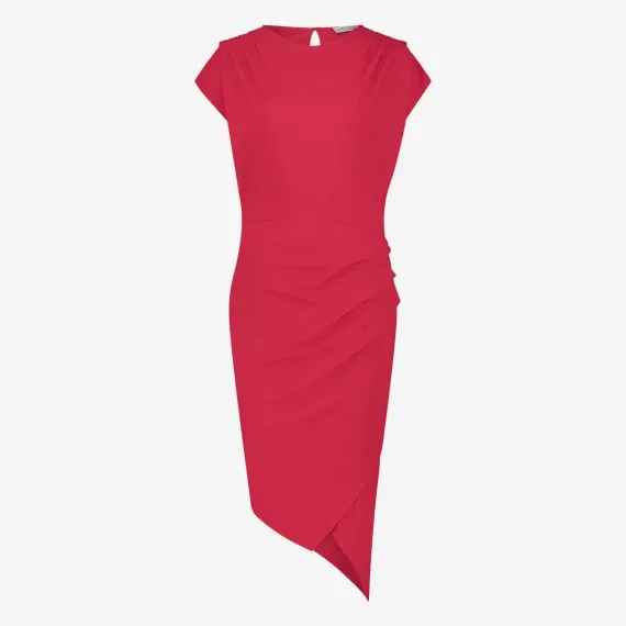Jane Lushka.Luxor studio dress technical jersey. Red