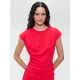 Jane Lushka.Luxor studio dress technical jersey. Red
