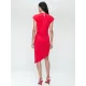 Jane Lushka.Luxor studio dress technical jersey. Red