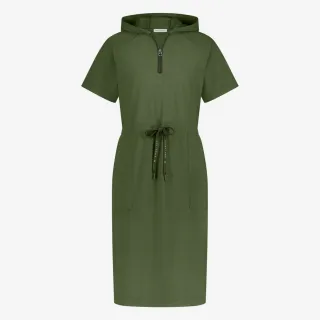 Jane Lushka. Evi strech technical jersey dress. Oliva green