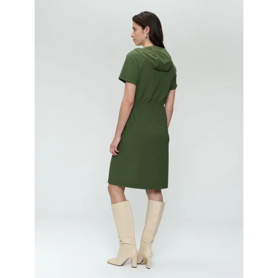 Jane Lushka. Evi strech technical jersey dress. Black