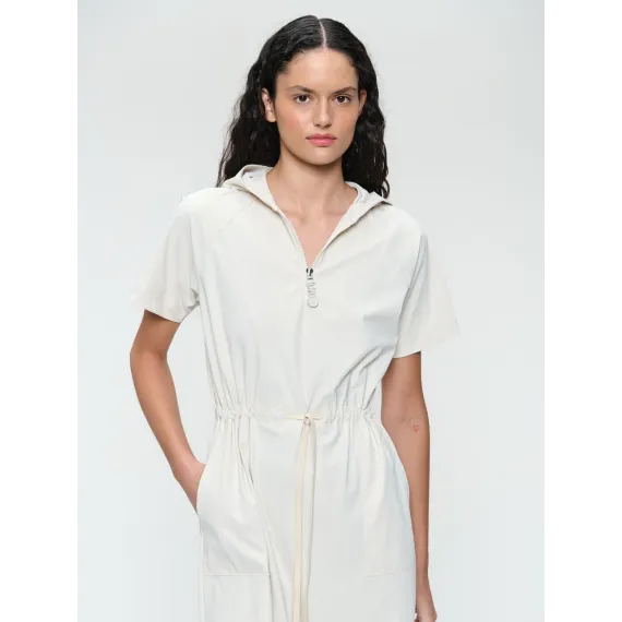 Jane Lushka. Evi strech technical jersey dress. Black