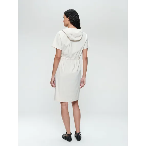 Jane Lushka. Evi strech technical jersey dress. Black