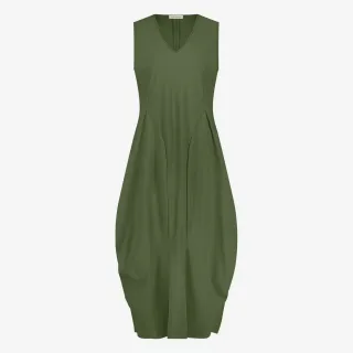 Jane Lushka. Ria WS strech technical jersey dress. Olivia green