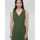 Jane Lushka. Ria WS strech technical jersey dress. Olivia green