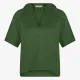 Jane Lushka. Evi saten viscose blouse Oliva Green