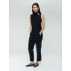 Jane Lushka.Lori strech technical jersey pants Black