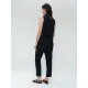 Jane Lushka.Lori strech technical jersey pants Black