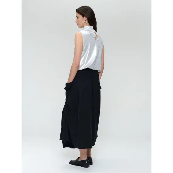 Jane Lushka. Rai strech technical jersey skirt Black