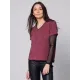 NÜ. Ruth T-skjorte. Berry red.col.685
