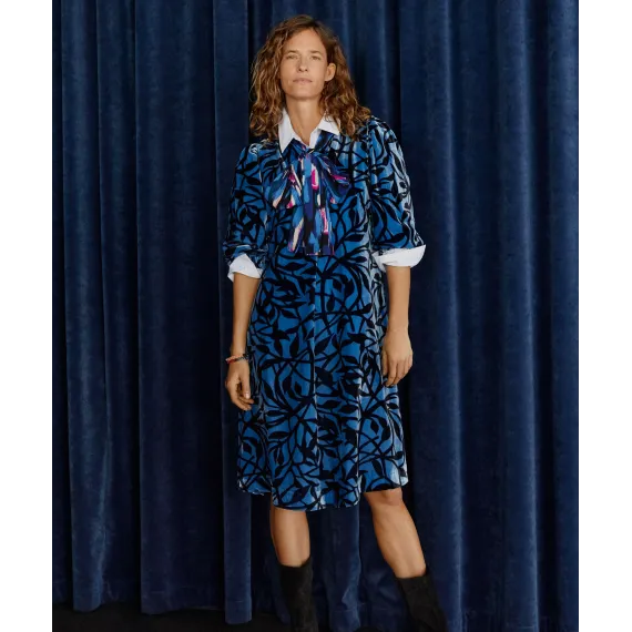 Masai. Nejalu Kjole. Federal blue