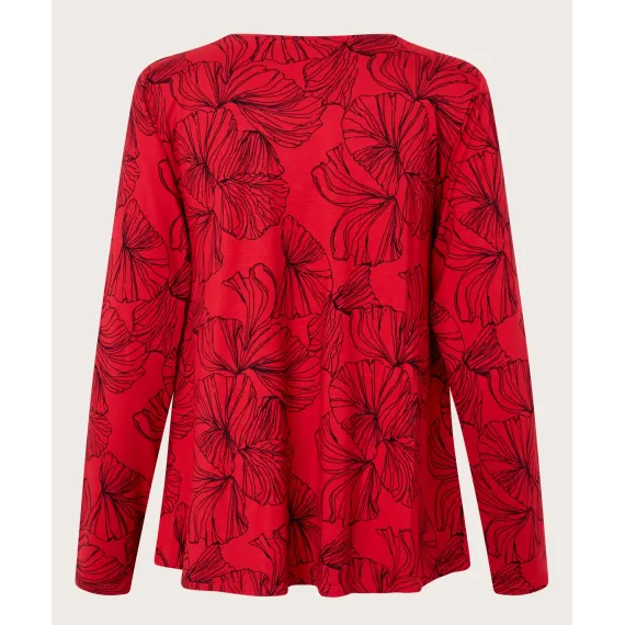 Masai. Badisna jersey top. Haute red