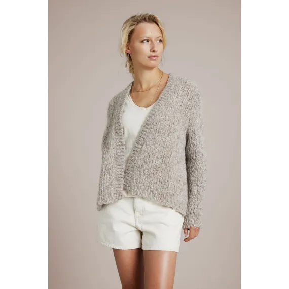 Sibin Linnebjerg. Evita cardigan.Alpakka.Sand