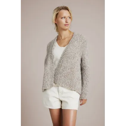 Sibin Linnebjerg. Evita cardigan.Alpakka.Sand