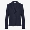 Jane Lushka. Tom Terry jersey Blazer. Blue