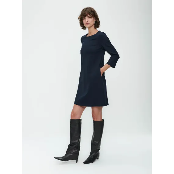 Jane Lushka. Joan jersey dress. Blue.