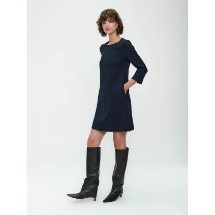 Jane Lushka. Joan jersey dress. Blue.