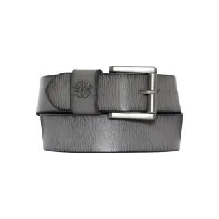 Gustav. Crystal lær-belte. Grå