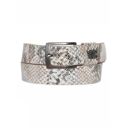 Gustav. Carolina lærbelte. Snakeprint