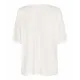 Masai. Ballumi lin-mix jersey top. Hvit