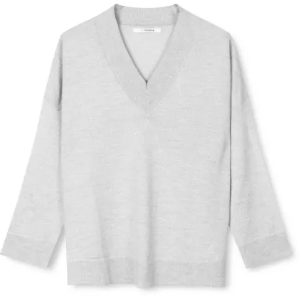 Sibin Linnebjerg. Carmen genser. Offwhite