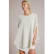 Sibin Linnebjerg. ADI poncho. Offwhite