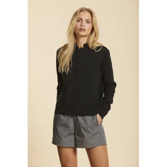 Sibin Linnebjerg. Dell cardigan. Black.