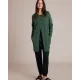 Sibin Linnebjerg. MARGIT cardigan. Melange grønn