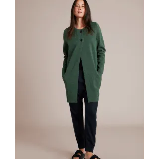 Sibin Linnebjerg. MARGIT cardigan. Melange grønn