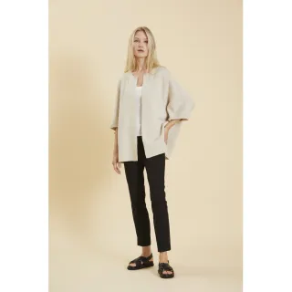 Sibin Linnebjerg. EVI cardigan. Light melange grey