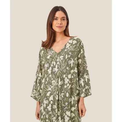 Masai, Nodetta kjole. Lichen green